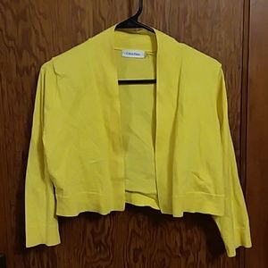 Calvin Klein 3/4 sleeve short cardigan